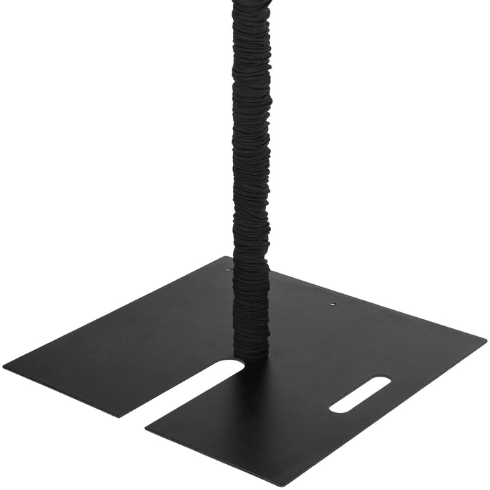 10ft Spandex Upright Pole Cover - Black - CV Linens