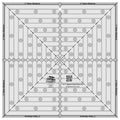 12 1/2" Fussy  Cut Ruler