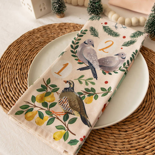 12 Days Of Christmas Kitchen Towel