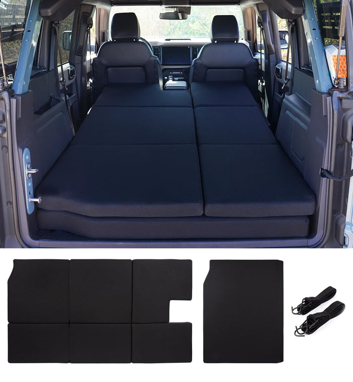 1.6-Inch Thick Premium Foam Bed Pad & Leveling Pad for 2021-2024+ Ford Bronco 4 Door