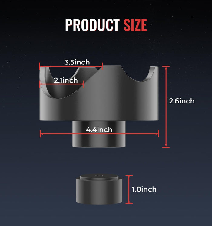 2-in-1 Bottle Jack Adapter for RV Trailer Farm