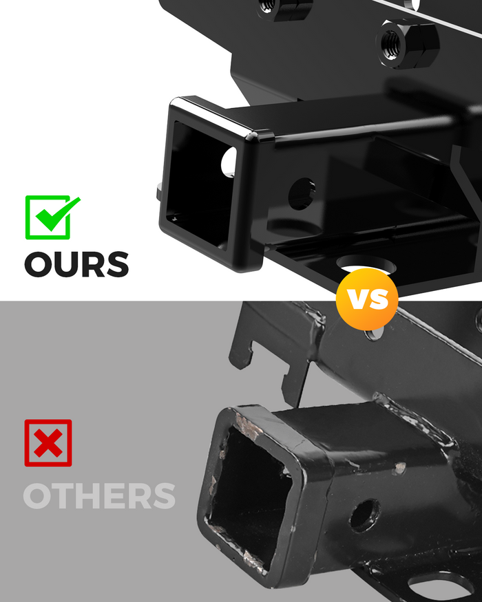2 Inch Rear Receiver Tow Hitch for Jeep JK JL