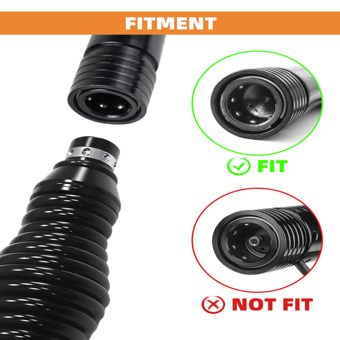 2PCS LED Whip Light Spring Mount - Quick Release Heavy-Duty, for UTV ATV Polaris RZR Can-Am X3