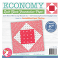 6" Economy Quilt Block Foundation Paper