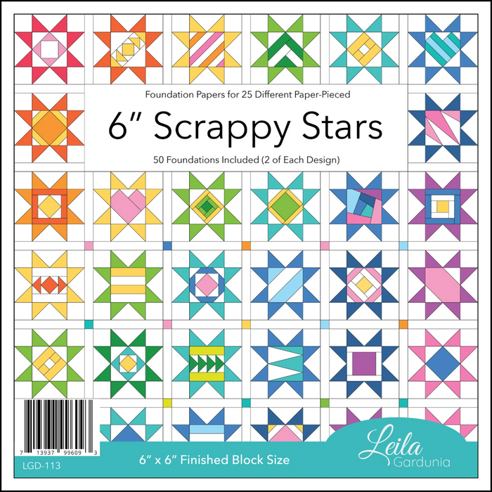 6" Scrappy Stars Foundation Pa