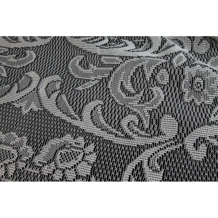 72" Square Quaker Lace Table Overlay Topper - Ivory | tablecloth |