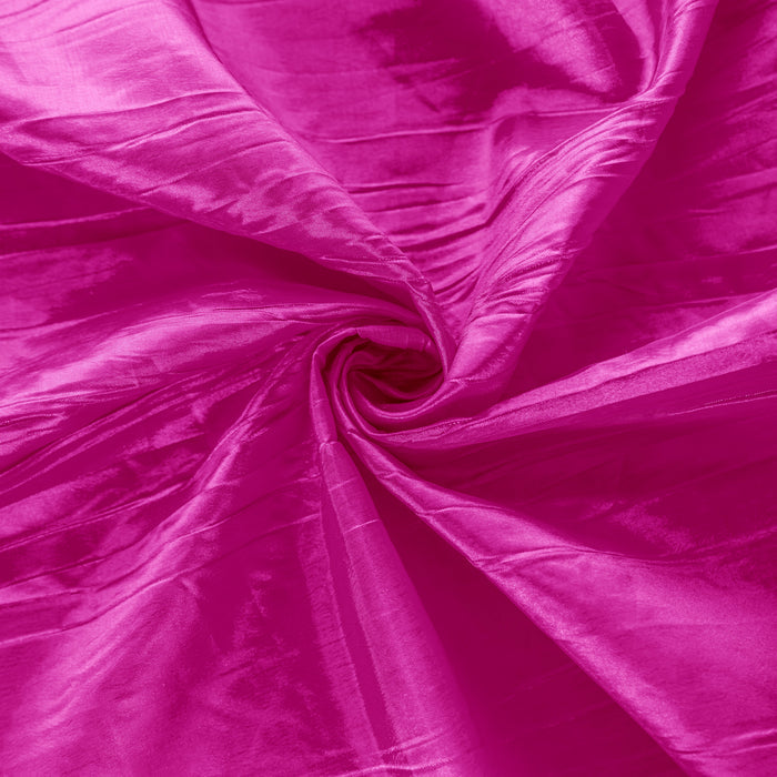 Accordion Crinkle Taffeta Fuchsia fabric