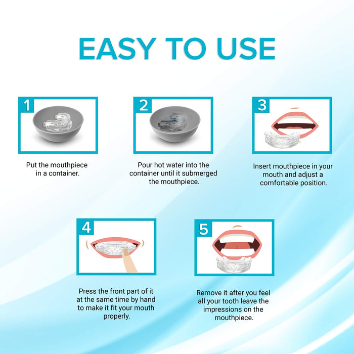 Adjustable Anti-Snoring And Sleep Apnea Mouthpiece