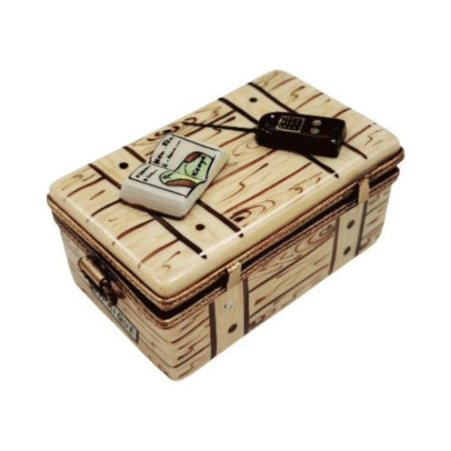 African Safari Adventure Set Limoges box, hand-painted porcelain made in France