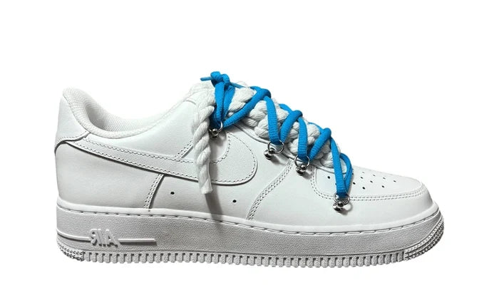 Nike Air force 1 Double Rope Laces White/Blue NIKE Air Force 1