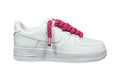 Nike Air Force 1 White Fuschia Pink Rope NIKE Air Force 1