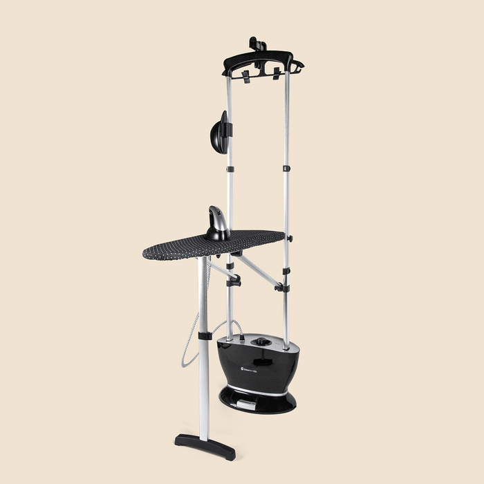 All-In-1 Garment Steamer with Built-In Iron Board