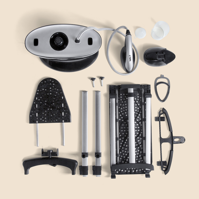All-In-1 Garment Steamer with Built-In Iron Board