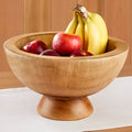 Alpina Suar Wood Footed Bowl