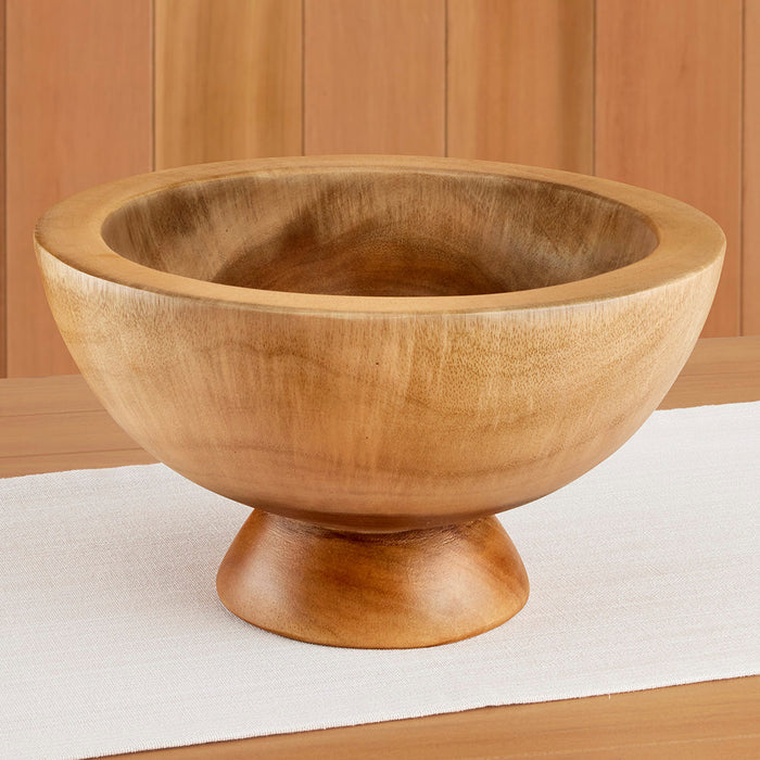 Alpina Suar Wood Footed Bowl