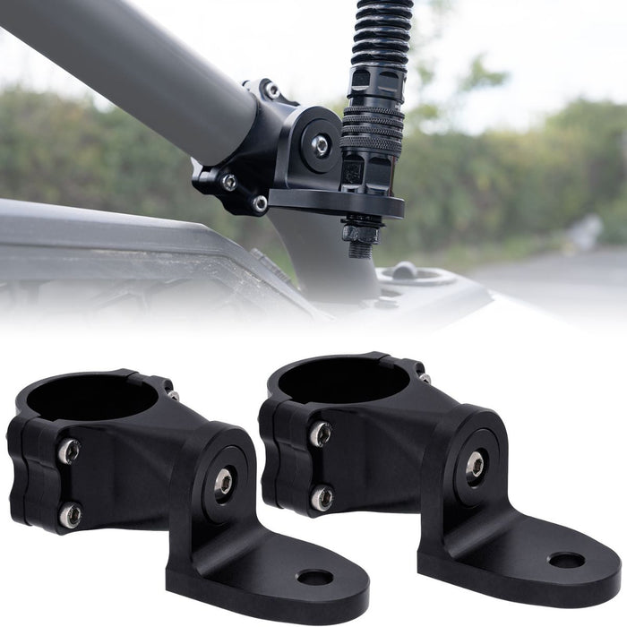 Aluminum CNC Whip Light Mount Bracket with 360° Rotation Capability