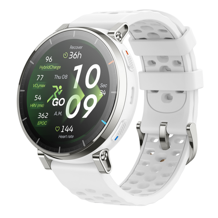 Amazfit Active 3 Premium 45MM Smart Watch - Aero White | 146-W2558GL3N