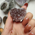 Amethyst Geode Heart (#G18) - Simply Affinity