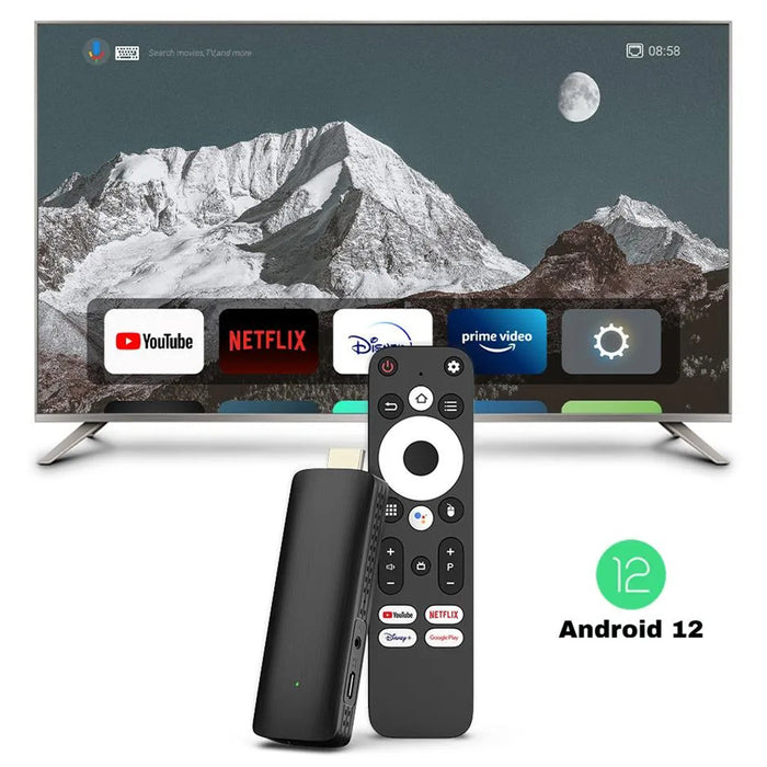 Android 12 4K Smart TV Stick – Black | 035318 from Android - DID Electrical