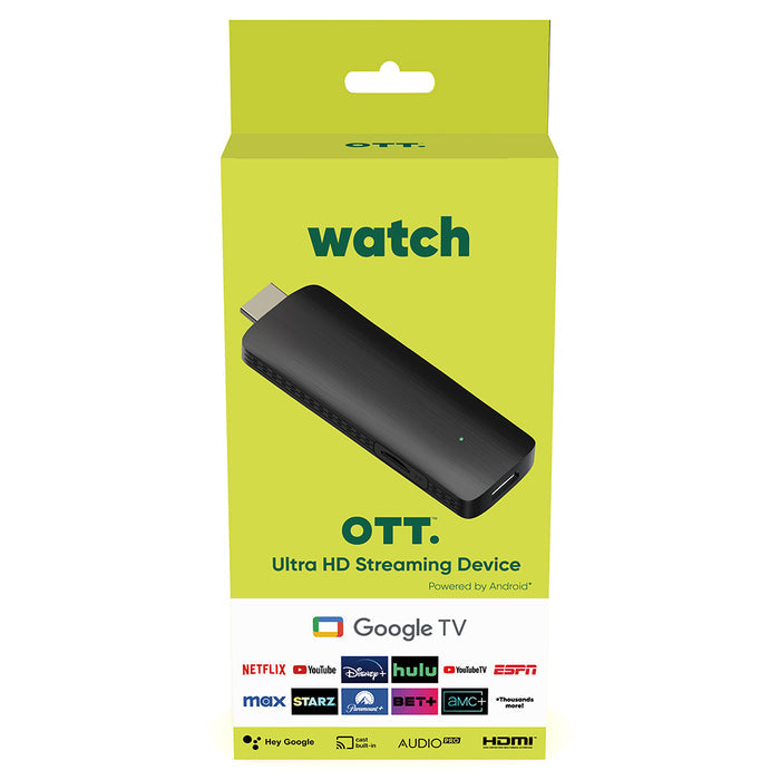 Android 4K Smart TV Stick – Black | 035325 from Android TV Stick - DID Electrical