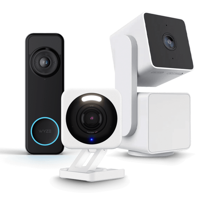 Wyze Apartment Plus Kit - Upgrade your apartment security without drilling, wiring, or permanent installation.