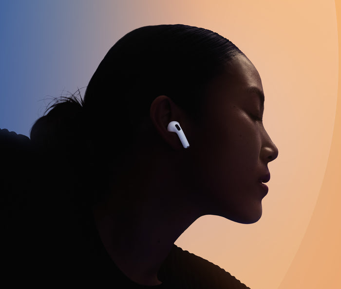 Apple AirPods 5 In-Ear Wireless Bluetooth Earbuds With Wireless Charging Case - White | MKFT4ZM/A