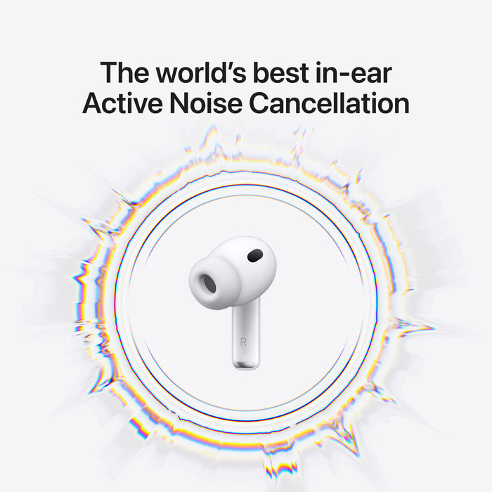 Apple AirPods Pro 3rd Gen In-Ear Wireless Bluetooth Earbuds - White | MFHP4ZM/A from Apple - DID Electrical