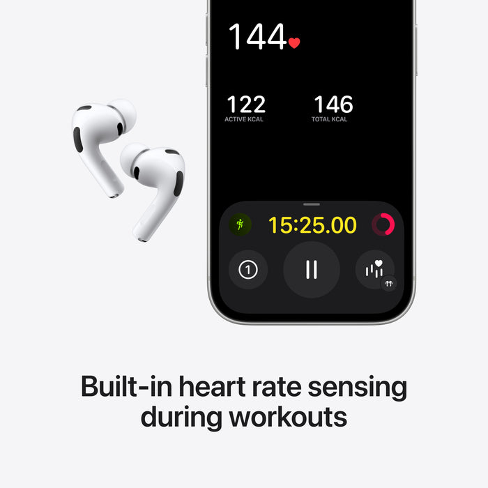 Apple AirPods Pro 3rd Gen In-Ear Wireless Bluetooth Earbuds - White | MFHP4ZM/A from Apple - DID Electrical