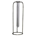 Archer Bud Vase, Glass and Metal