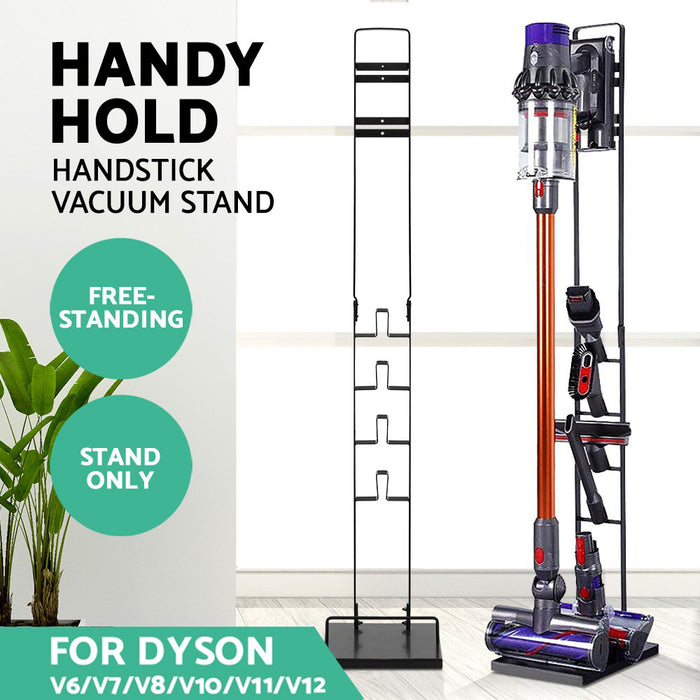 Artiss Freestanding Vacuum Stand Rack For Dyson Handheld Cleaner V6 V7 V8 V10 V11 Black - Devanti
