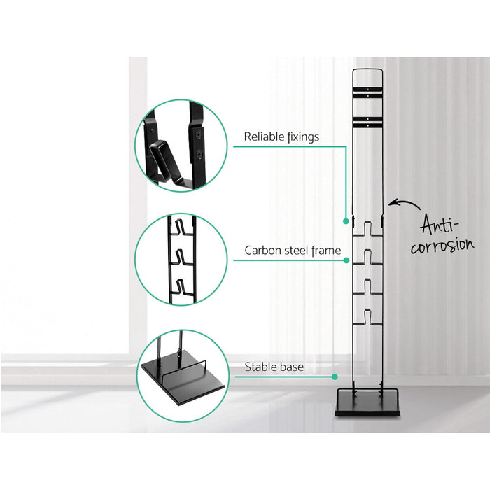 Artiss Freestanding Vacuum Stand Rack For Dyson Handheld Cleaner V6 V7 V8 V10 V11 Black - Devanti