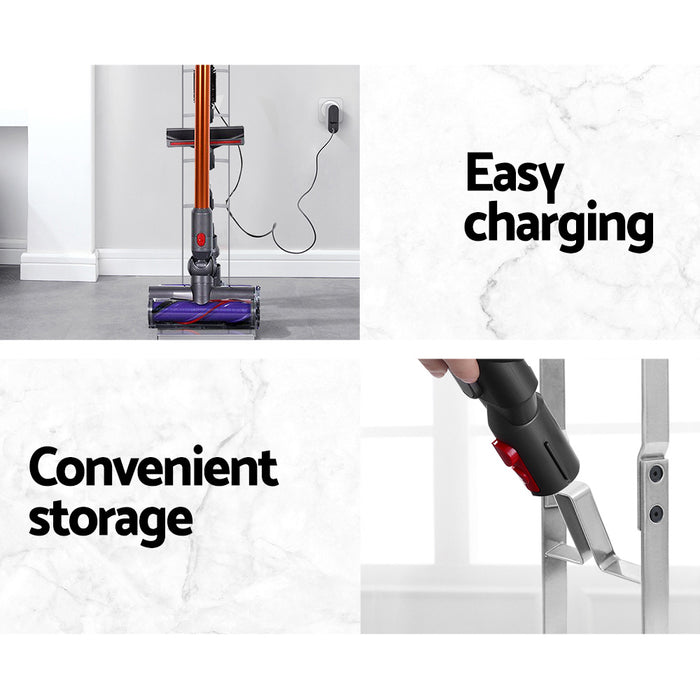 Artiss Freestanding Vacuum Stand Rack For Dyson Handheld Cleaner V6 V7 V8 V10 V11 Silver - Devanti