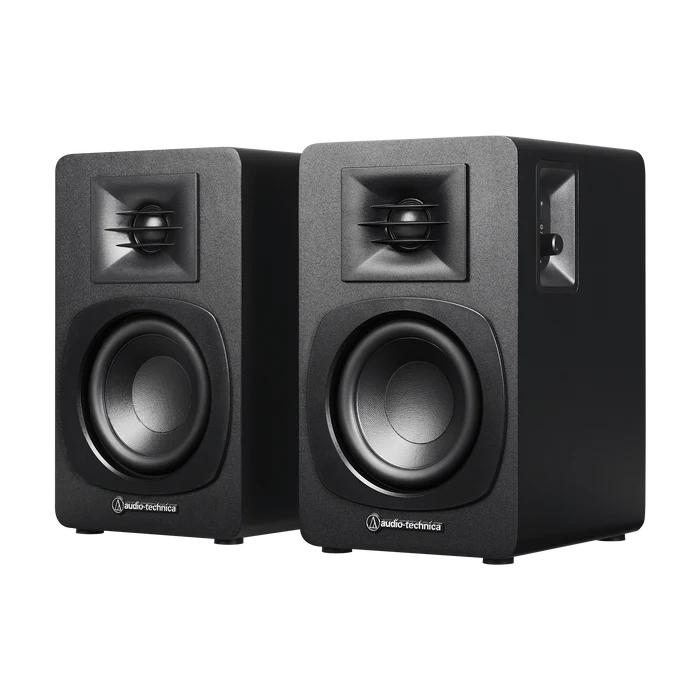 Audio Technica Powered Bluetooth Bookshelf Speakers - Black | ATSP3X from Audio Technica - DID Electrical