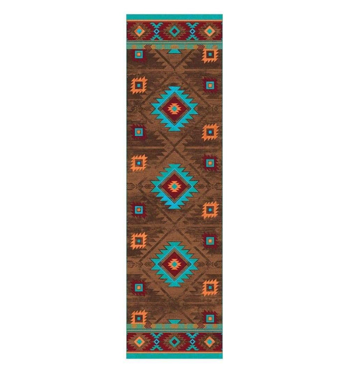 Aztec Whiskey River Area Runner Rugs. Made in the USA. Your Western Decor