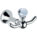 BA Folie Swarovski Double Towel Hook Hanger for Bath Towel Holder - Brass