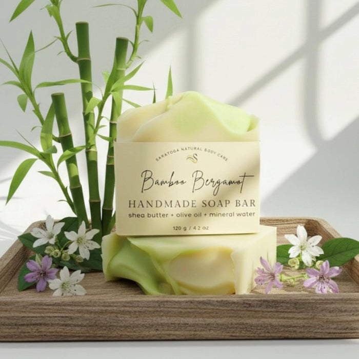 Bamboo Bergamot Handmade Soap Bar (Vegan)