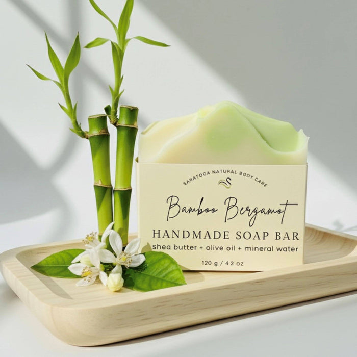 Bamboo Bergamot Handmade Soap Bar (Vegan)