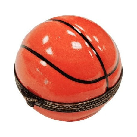 Basketball for Fans Limoges box, hand-painted porcelain made in France