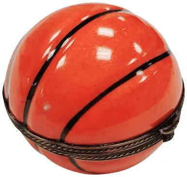 Another view of the Basketball for Fans Limoges trinket box