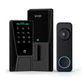 Wyze Battery Video Doorbell - Black / No Chime - Effortless, battery-powered porch protection.