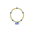 Beaded Charm Bracelet- Kappa Kappa Gamma