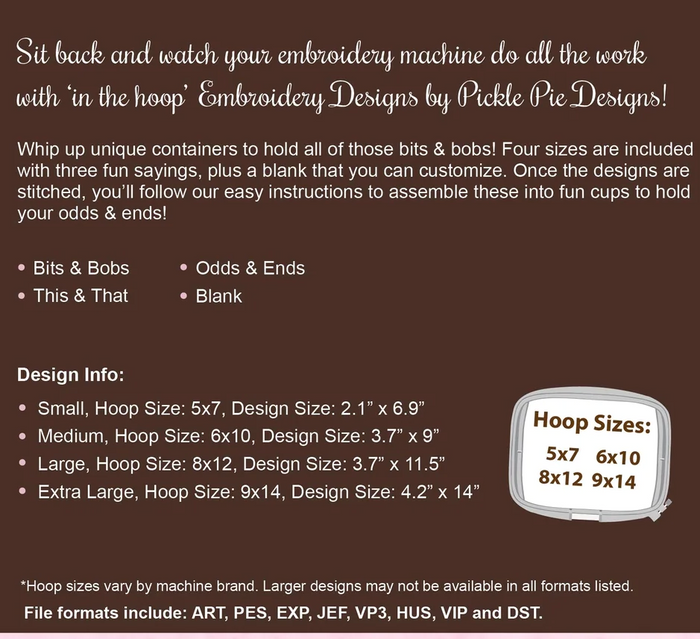 Bits & Bobs Design Card