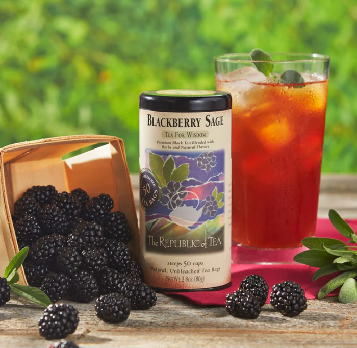 Blackberry Sage Black Tea - The Republic of Tea