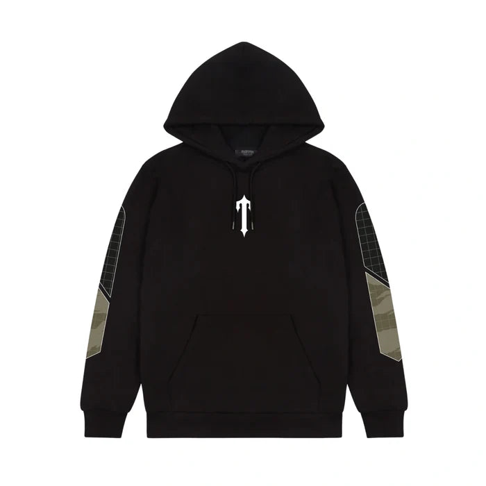 Bluza Art Of War Camo Hoodie - Black TRAPSTAR Bluzy