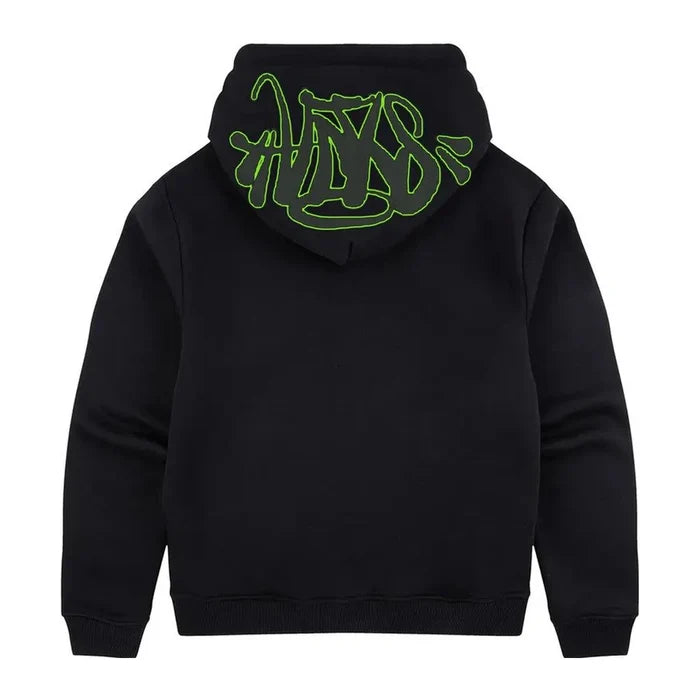 Bluza Syna World OG Hood Black/Neon Green Syna World Bluzy