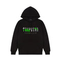 Bluza Trapstar Decoded Camo Hoodie - Black/Neon Green L TRAPSTAR Bluzy