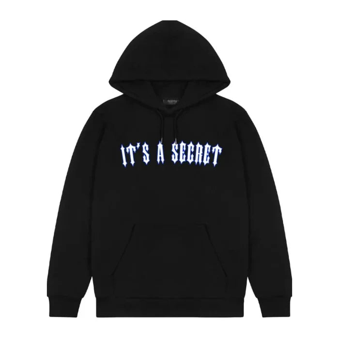 Bluza Trapstar It's a Secret Hoodie 2.0 Black/Blue TRAPSTAR Bluzy