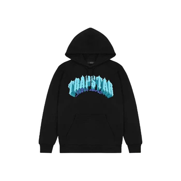 Bluza Trapstar Trap City 2.0 Hoodie - Black TRAPSTAR Bluzy