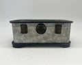 Brass Latch Rectangular Metal Planter