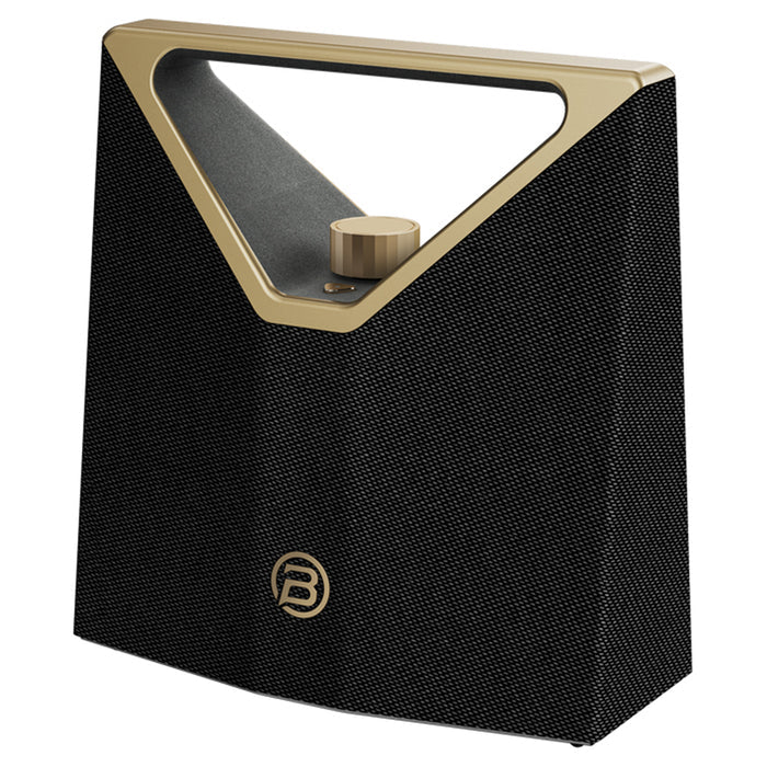 Bugani Brief Plus Portable Bluetooth Speaker - Black & Gold | 221093-02 from Bugani - DID Electrical